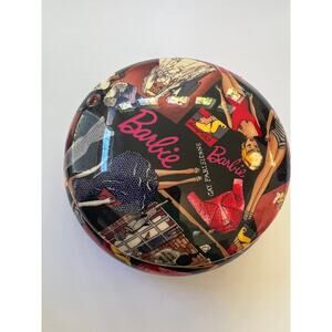 Barbie 6 in x 2.5 in Glossy Patterned Jewelry Box Multicolor